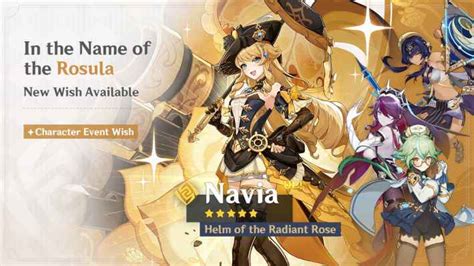 navia banner|Official 4.8 Banners for Navia & Nilou